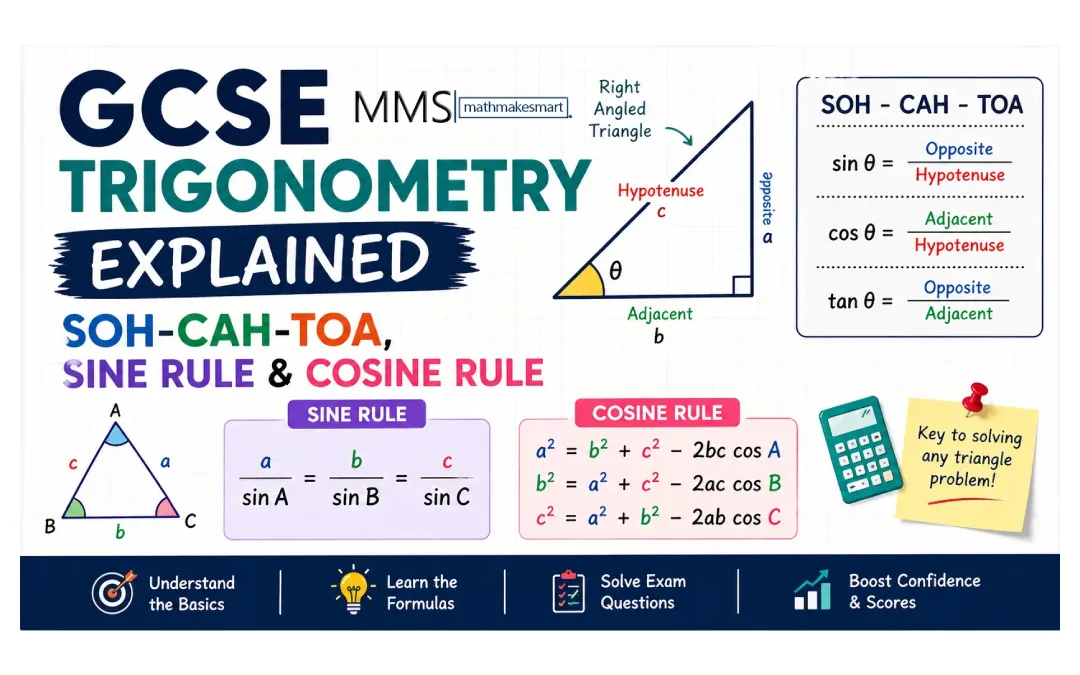 GCSE trigonometry explained: SOH CAH TOA, sine and cosine rule