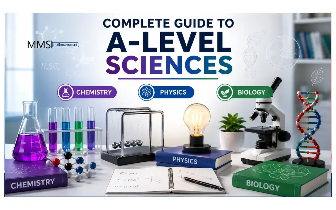 Complete guide to A Level sciences: chemistry, physics and biology