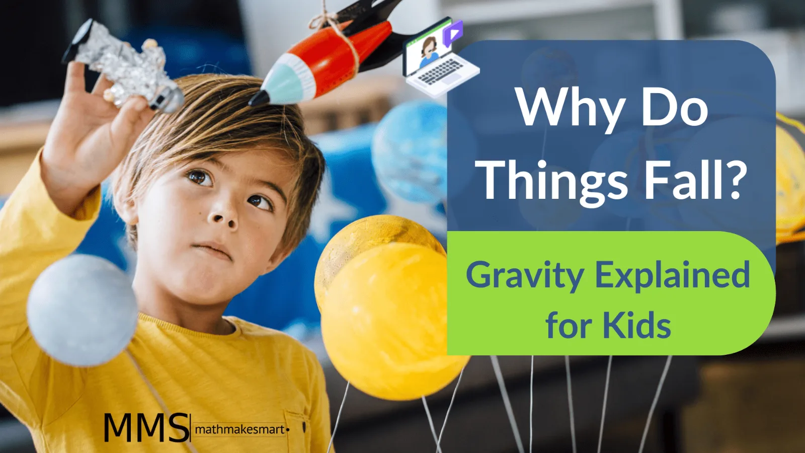 Gravity explained for kids by an online physics tutor