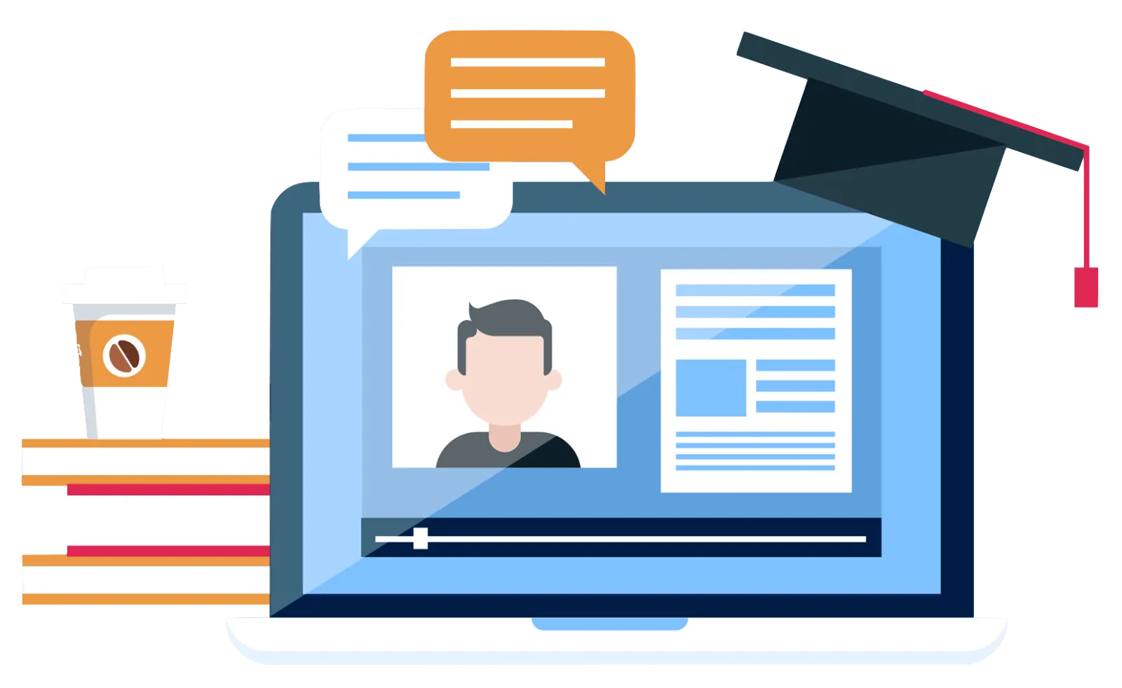 Online learning with a private tutor