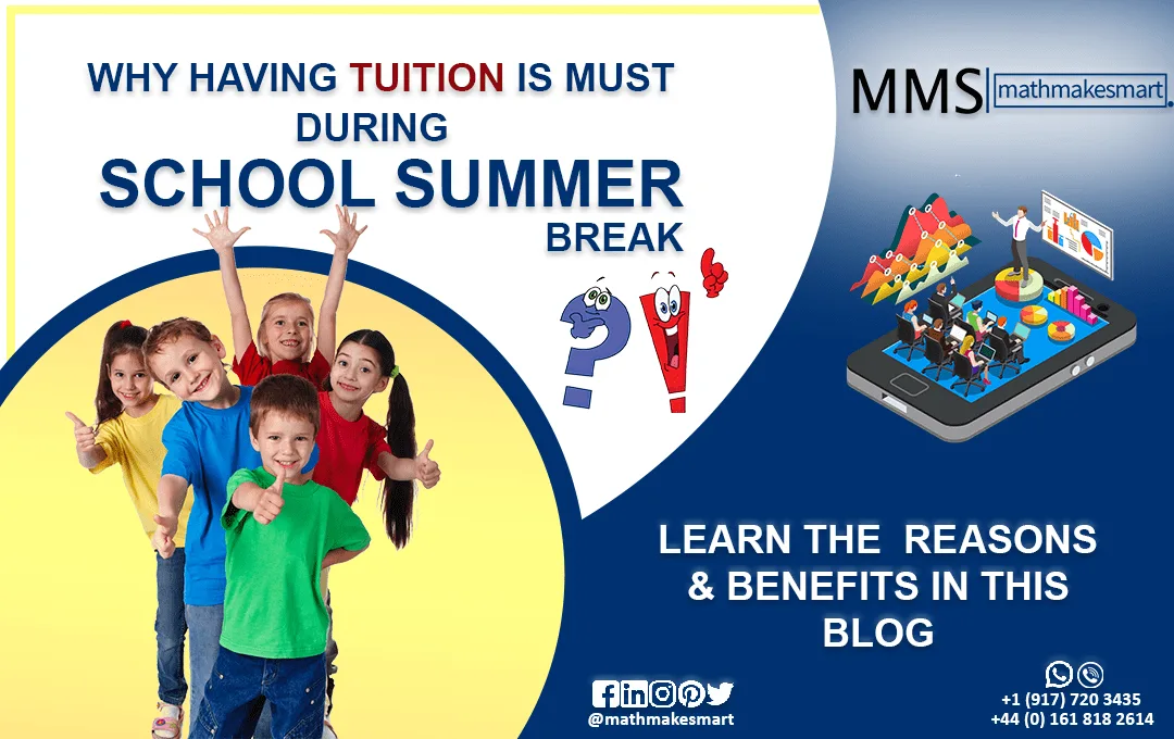 Online home tuition during the school summer break