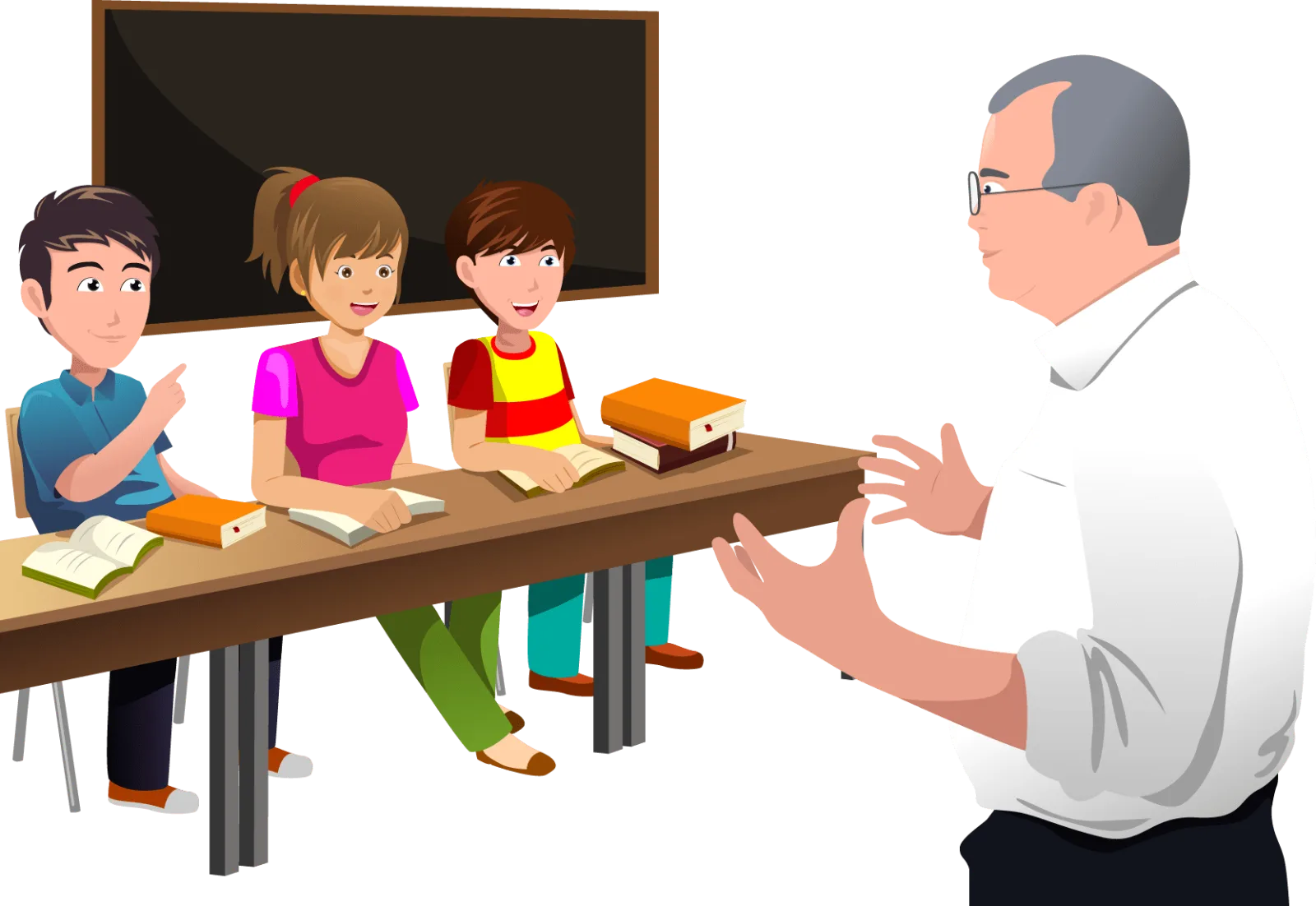 Traditional face to face tutoring lesson